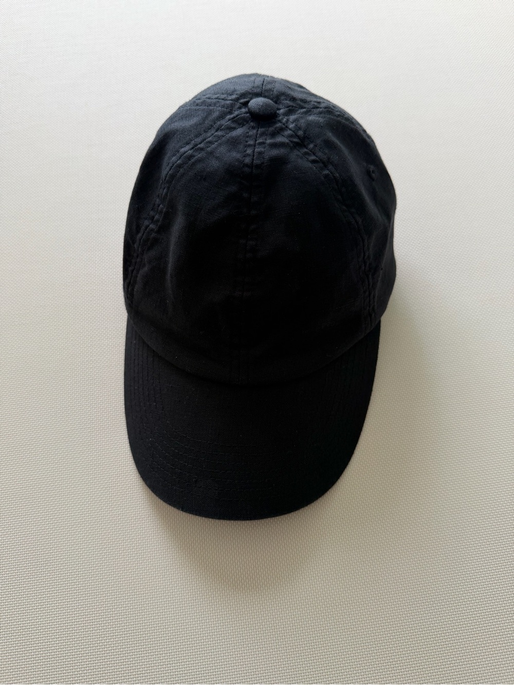 H&M Black Cotton Baseball Cap - Men's Accessories